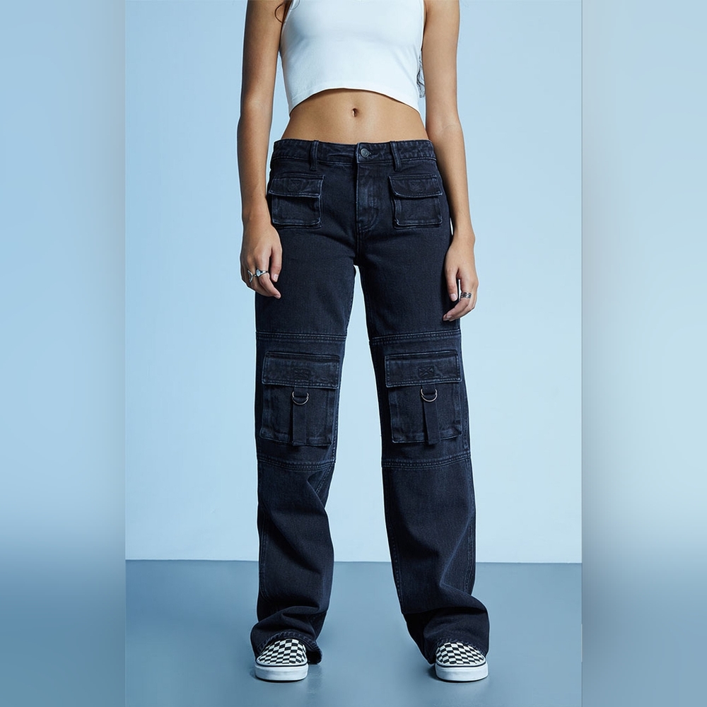 PacSun black cargo utility pants